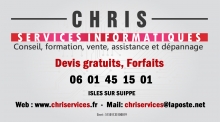 Chris Services Informatiques ouvrier artisan